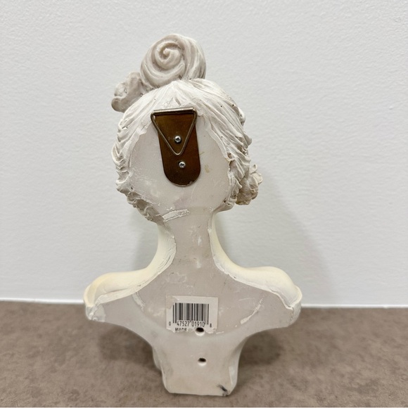 Vintage Lady/Woman Bust Sculpture Statue Figurine Resin Home Decor Art 9” - Picture 15 of 16